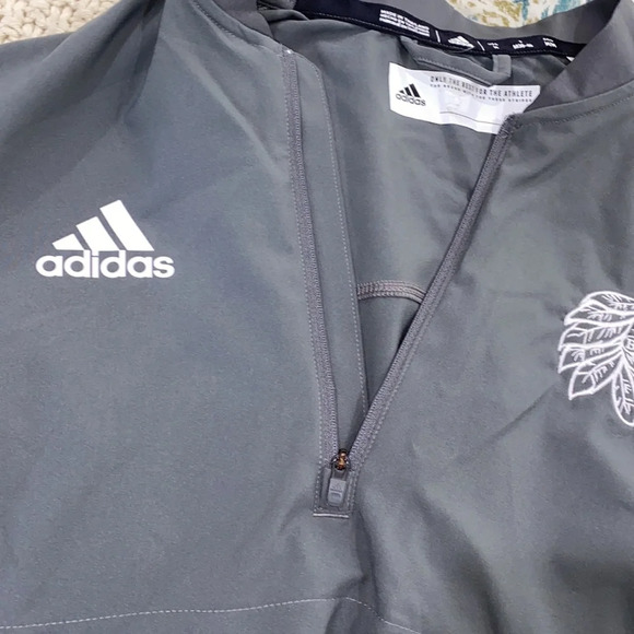 Adidas jacket size medium grey FSU collegiate - Picture 4 of 8